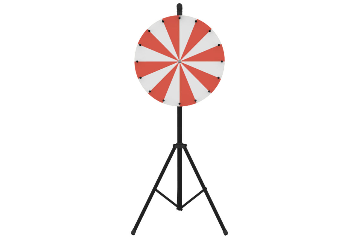 Roue de la fortune PVC 80 cm – résistante aux intempéries